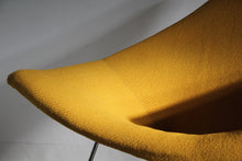 Load image into Gallery viewer, George Nelson 1st Edition “Coconut” Chair in Mustard Wool, 1950s
