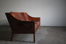 Load image into Gallery viewer, Borge Mogensen Distressed Leather Sofa, 1960s
