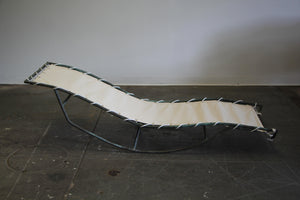 Early Walter Lamb Bronze Rocking Chaise