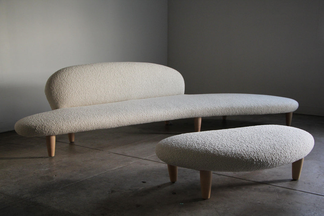 Isamu Noguchi Freeform Sofa and Ottoman
