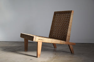 Michael Van Beuren Rare Woven Lounge Chair