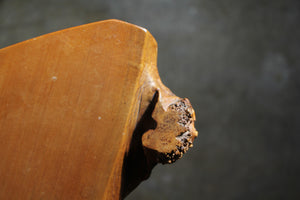 Mira Nakashima Maple Burl Slab Arm Rocking Chair, 2005