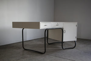 One-Of-A-Kind Curved Executive Desk by Serge Chermayeff, 1930s