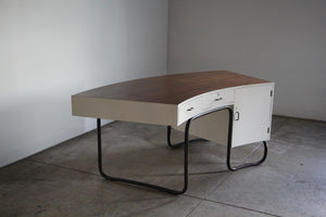 One-Of-A-Kind Curved Executive Desk by Serge Chermayeff, 1930s