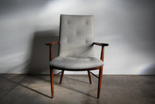 Load image into Gallery viewer, George Nakashima &quot;Origins&quot; Dining Chair in Alexander Girard Fabric, 1959
