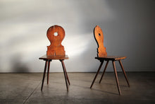 Load image into Gallery viewer, 19th Century Swiss Alpine Chairs - a Pair
