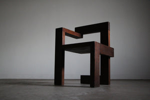 Vintage Studio Made "Steltman Chair" After Gerrit Reitveld
