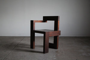 Vintage Studio Made "Steltman Chair" After Gerrit Reitveld
